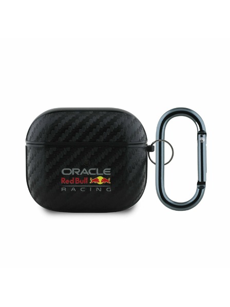 Oracle Red Bull Racing Red Bull PU Carbon Caz pentru AirPods 3 Negru