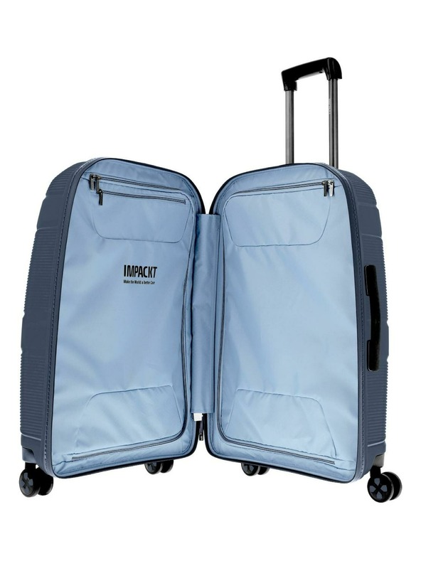 IMPACKT Valiză de călătorie IMPACKT IP1 M Albastru glacier