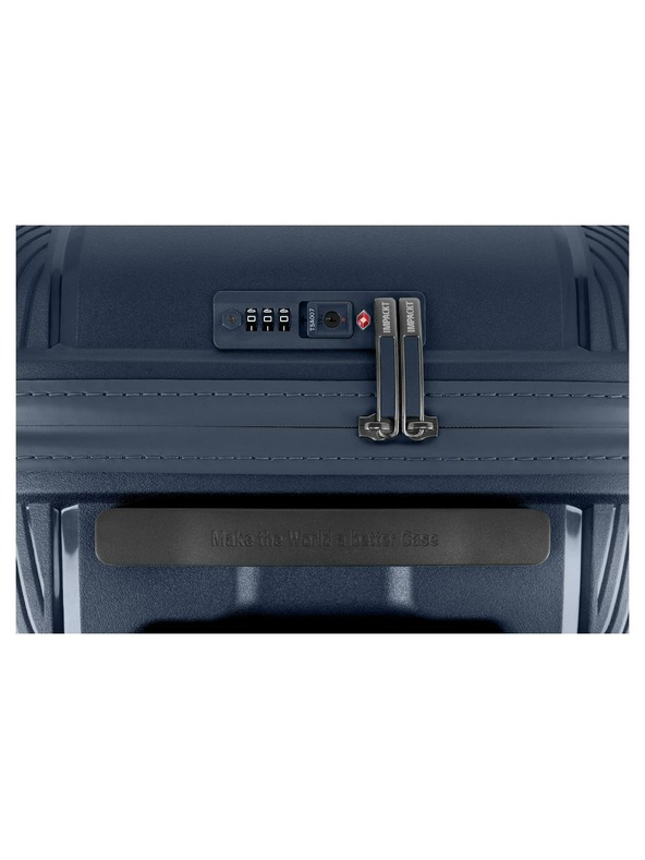 IMPACKT Valiză de călătorie IMPACKT IP1 M Albastru glacier