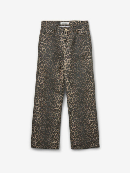 Sofie Schnoor Pantaloni largi cu model pentru femei maro Sofie Schnoor