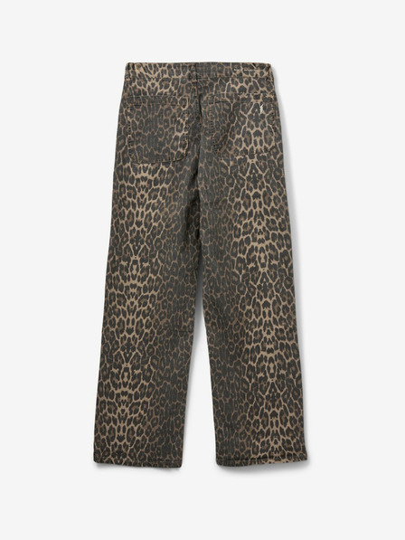 Sofie Schnoor Pantaloni largi cu model pentru femei maro Sofie Schnoor