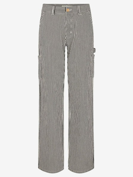 Sofie Schnoor Pantaloni baggy cu dungi albe și negre pentru femei Sofie Schnoor
