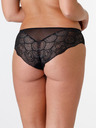 Wonderbra Negru Wonderbra GLAMOUR SHORTY Chiloți din dantelă