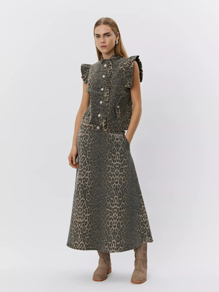 Sofie Schnoor Fustă cu model maro pentru femei Sofie Schnoor