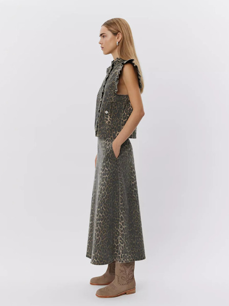 Sofie Schnoor Fustă cu model maro pentru femei Sofie Schnoor