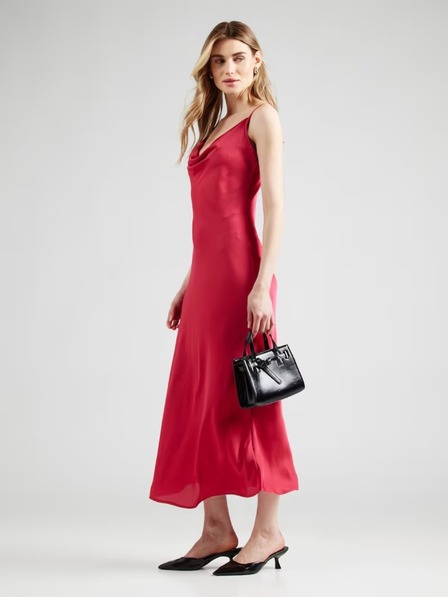 Guess Jeans Rochie de satin roșii pentru femei Guess jeans