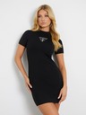 Guess Jeans Rochie mini neagră jblk pentru femei Guess jeans