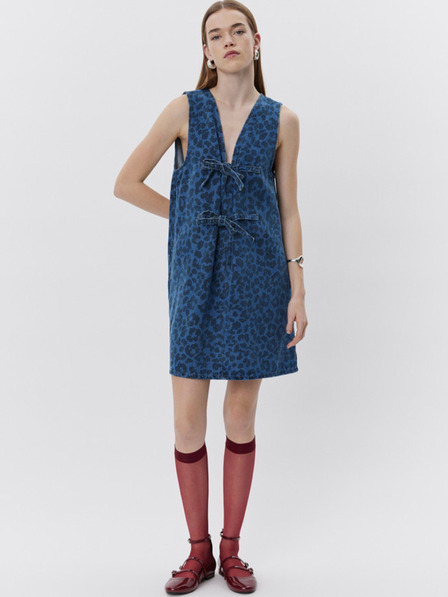 Sofie Schnoor Rochie Blue Denim Patterned pentru femei Sofie Schnoor