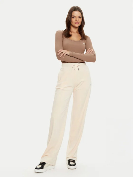 Guess Jeans Bluză maro pentru femei Regular Fit Guess jeans