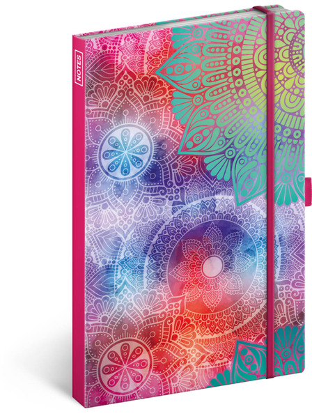 NOTIQUE NOTIQUE Notes Mandala, căptușit, 13 x 21 cm