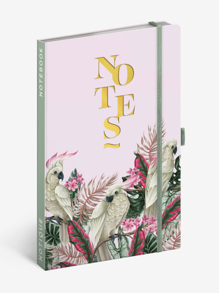 NOTIQUE NOTIQUE Notes Kakadu, căptușită, 13 x 21 cm