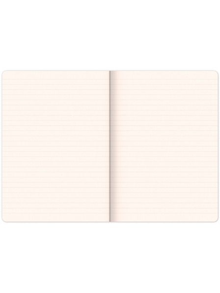 NOTIQUE NOTIQUE Notes Feathers, căptușit, 13 x 21 cm