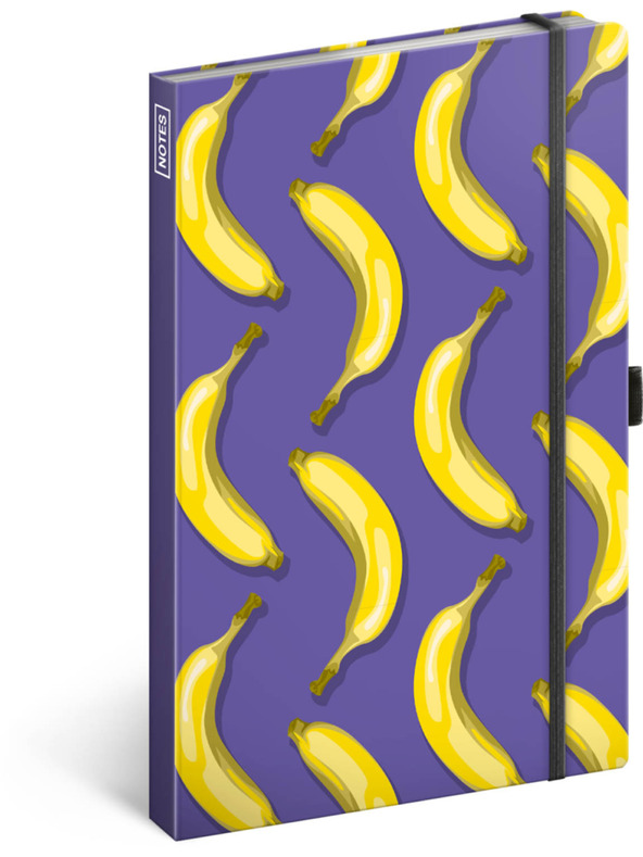 NOTIQUE NOTIQUE Notes Banane, căptușită, 13 x 21 cm BAAGL