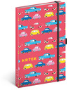 NOTIQUE NOTIQUE Notes Cârtiță și mașină, căptușită, 13 x 21 cm BAAGL