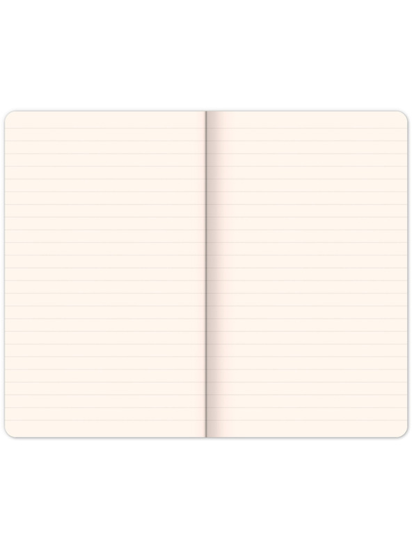 NOTIQUE NOTIQUE Notes Cârtiță și mașină, căptușită, 13 x 21 cm BAAGL