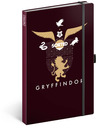NOTIQUE NOTIQUE Notes Harry Potter - Gryffindor, căptușită, 13 x 21 cm BAAGL