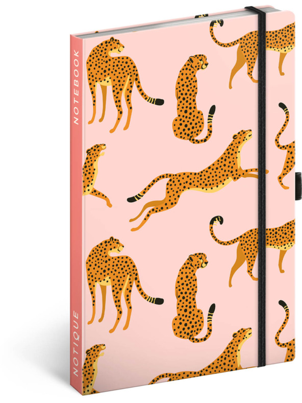 NOTIQUE NOTIQUE Notes Leoparzi, căptușit, 13 x 21 cm BAAGL