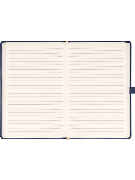 NOTIQUE NOTIQUE Notes Balacron, albastru închis, căptușit, 15 x 21 cm