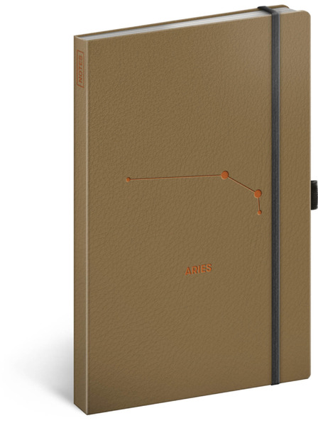 NOTIQUE NOTIQUE Notes Zodia Berbec, căptușită, 13 x 21 cm