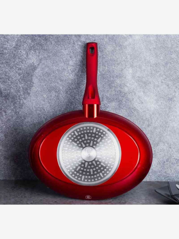 Berlingerhaus Tigaie pentru pește cu suprafață antiaderentă 35 cm Burgundy Edition BERLINGERHAUS