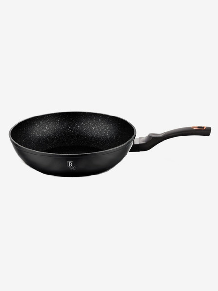Berlingerhaus Tigaie wok cu suprafață din marmură BERLINGERHAUS Black Rose Collection (28 cm)