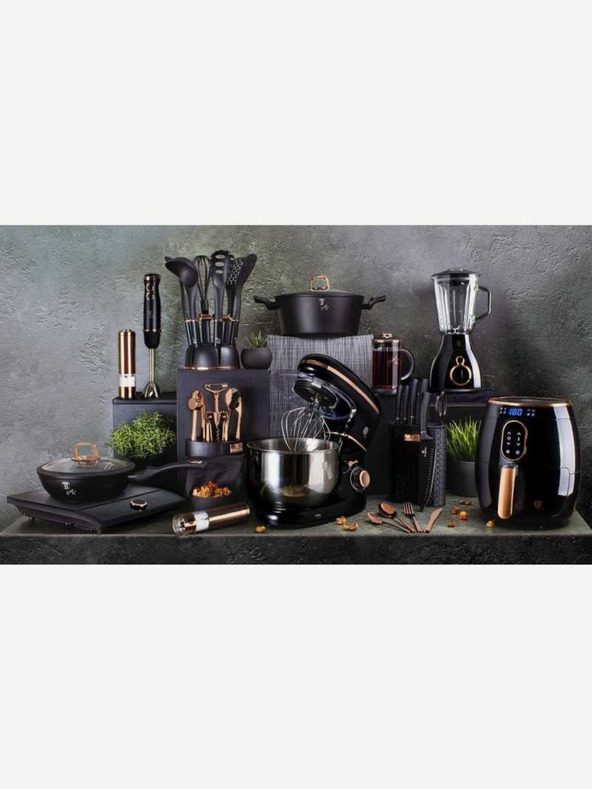 Berlingerhaus Tigaie wok cu suprafață din marmură BERLINGERHAUS Black Rose Collection (28 cm)