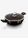 Berlingerhaus Tigaie adâncă cu capac 28 cm Shiny Black Collection BERLINGERHAUS