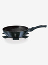 Berlingerhaus Tigaie wok cu suprafață marmorată 30 cm BERLINGERHAUS Metallic Line Aquamarine Edition