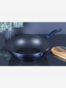 Berlingerhaus Tigaie wok cu suprafață marmorată 30 cm BERLINGERHAUS Metallic Line Aquamarine Edition