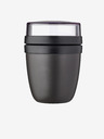 Mepal Cutie de prânz Mepal Ellipse Mini neagră (300 + 120 ml)
