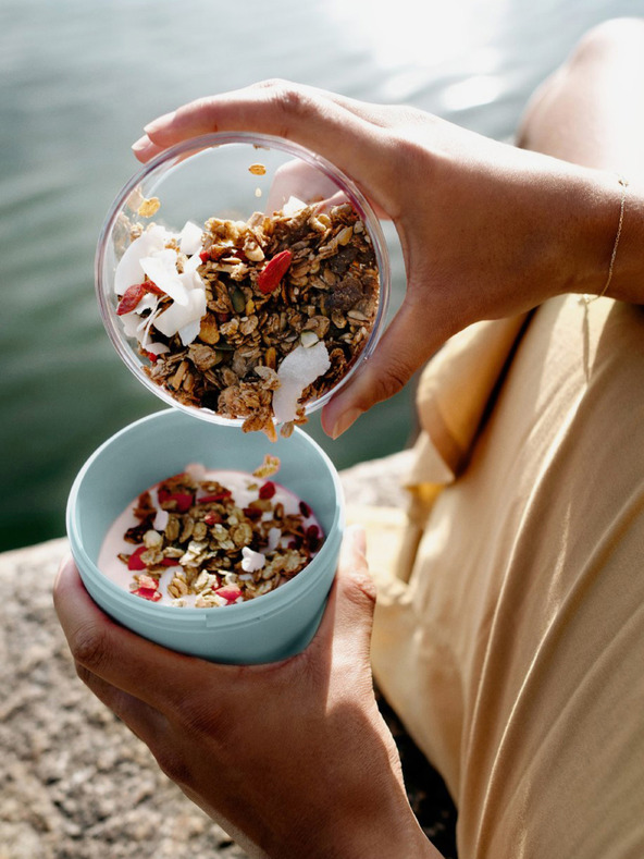 Mepal Cutie pentru alimente Mepal Ellipse roz de 500 ml