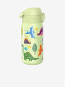 ION8 Sticlă din oțel inoxidabil verde deschis cu model Ion8 Leak Proof Dinosaurs (400 ml)