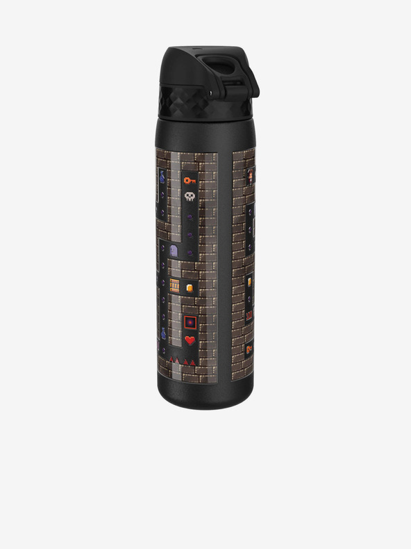 ION8 Sticlă din oțel inoxidabil neagră cu model Ion8 Leak Proof Gamer (600 ml)