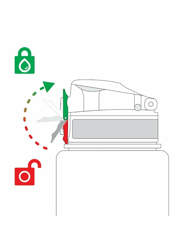 ION8 Ion8 Leak Proof Sticlă fără BPA Airplanes 500 ml