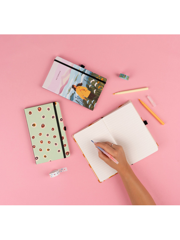 NOTIQUE NOTIQUE Notes Smochine, căptușit, 13 x 21 cm BAAGL