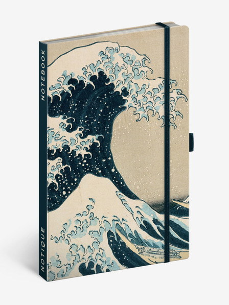 NOTIQUE NOTIQUE Notes Katsushika Hokusai, căptușit, 13 x 21 cm