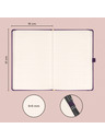 NOTIQUE NOTIQUE Notes Aprint Neo, mov, punctat, 15 x 21 cm