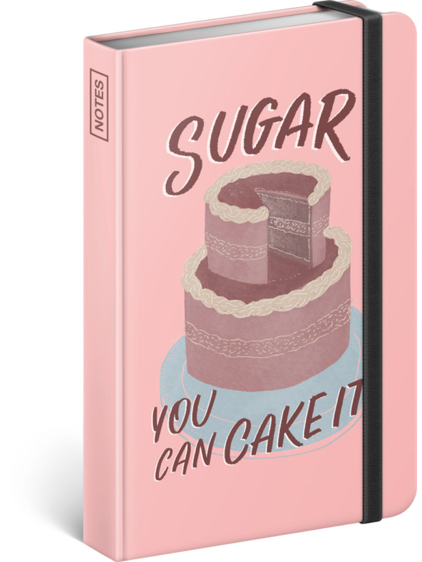 NOTIQUE NOTIQUE Notes Sugar - Studio Tabletters, cu linie, 11 x 16 cm BAAGL