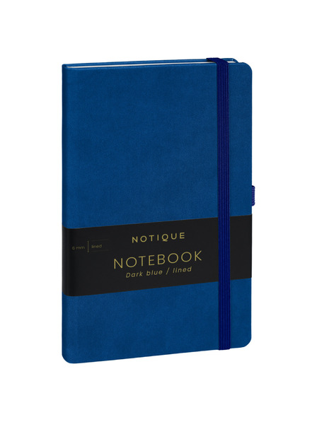 NOTIQUE NOTIQUE Notes Albastru închis, cu linie, 13 x 21 cm