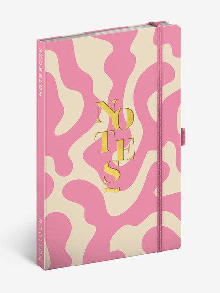 NOTIQUE NOTIQUE Notes Pink, căptușită, 13 x 21 cm