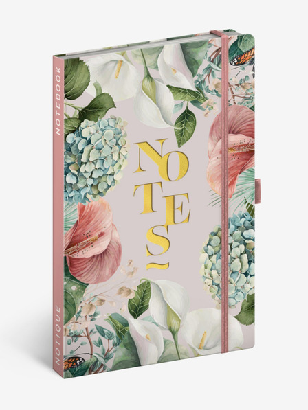 NOTIQUE NOTIQUE Notes Lily, căptușită, 13 x 21 cm