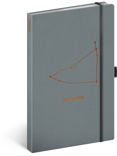 NOTIQUE NOTIQUE Notes Zodia Capricorn, căptușită, 13 x 21 cm