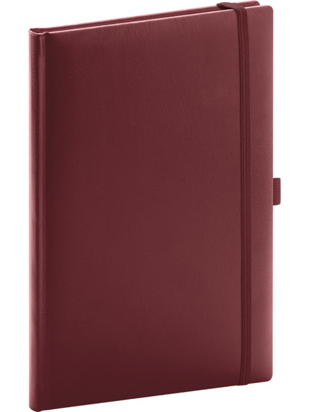 NOTIQUE NOTIQUE Notes Balacron, burgundy, punctat, 15 x 21 cm