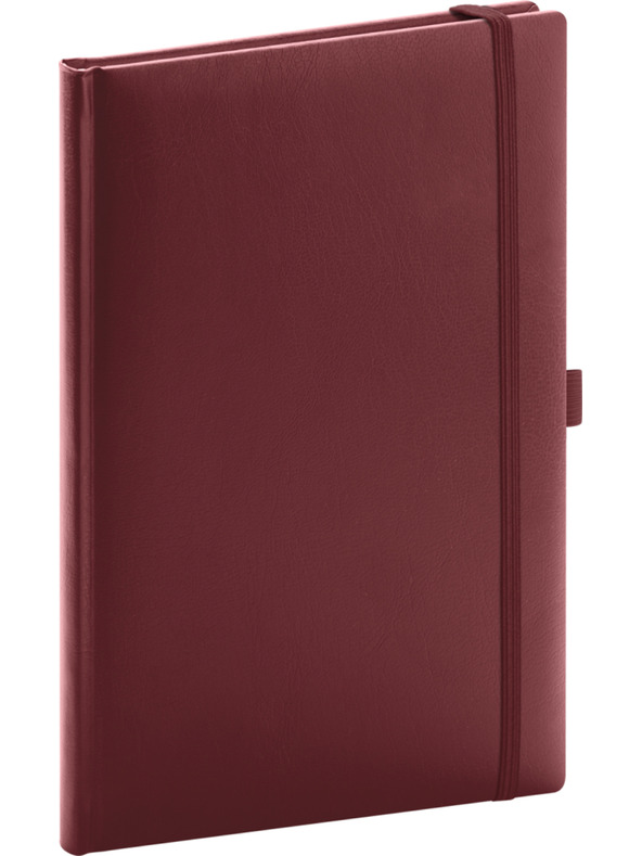 NOTIQUE NOTIQUE Notes Balacron, burgundy, punctat, 15 x 21 cm