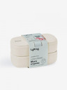 Lékué Cutie de prânz cremă Lékué LunchBox To Go Organic (1000 ml)