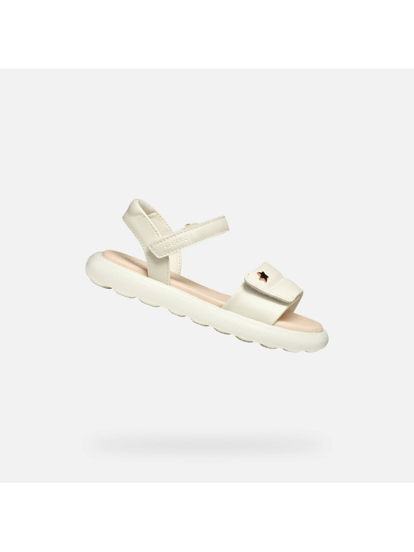 Geox Sandale crem pentru fete Geox Puffypop