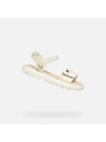Geox Sandale crem pentru fete Geox Puffypop