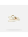 Geox Sandale crem pentru fete Geox Puffypop