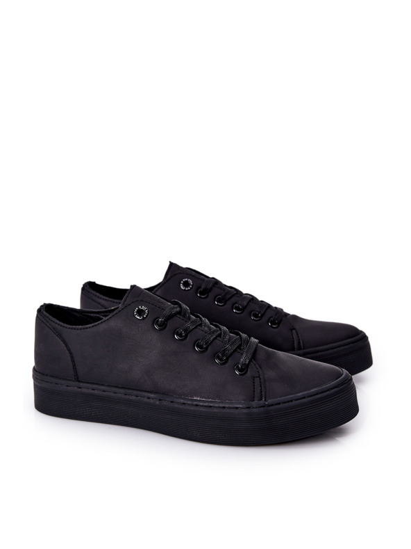 BIG STAR SHOES Pantofi sport negri BIG STAR pentru bărbați