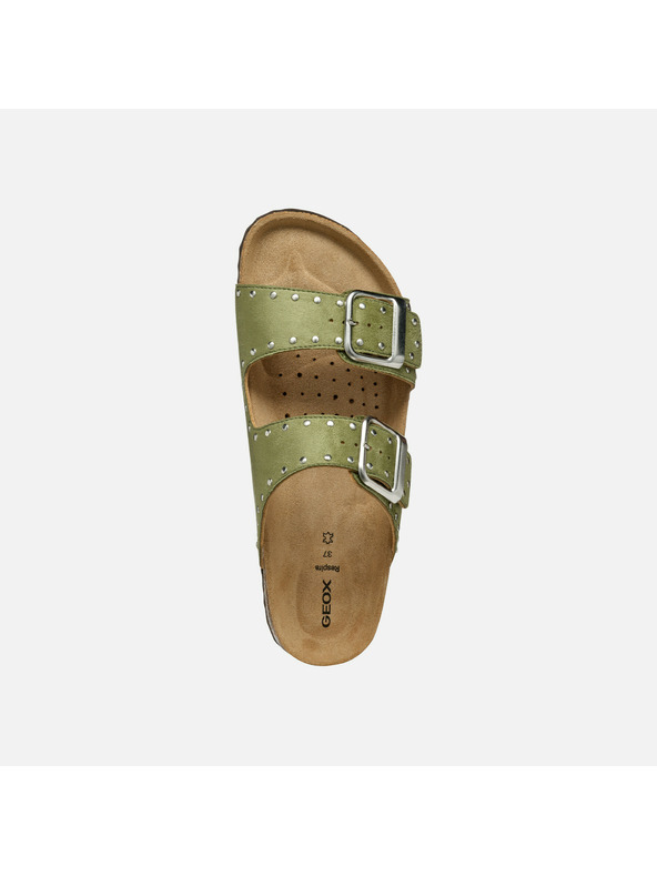 Geox Papuci verzi deschis pentru femei Geox Brionia R